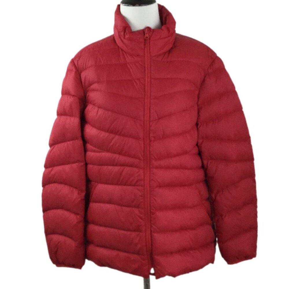Lands' End Red Puffer Jacket xl (18)